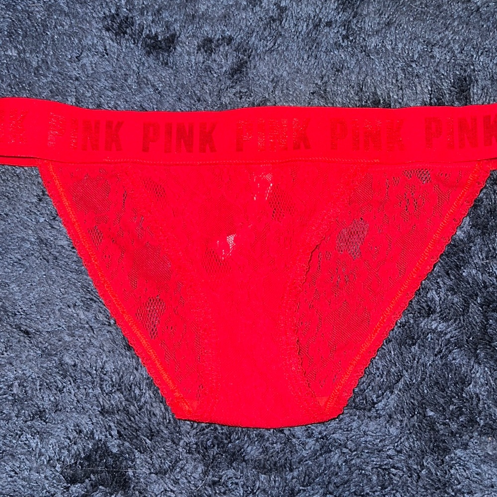 2 pairs of victoria’s secret pink panties bikini style
